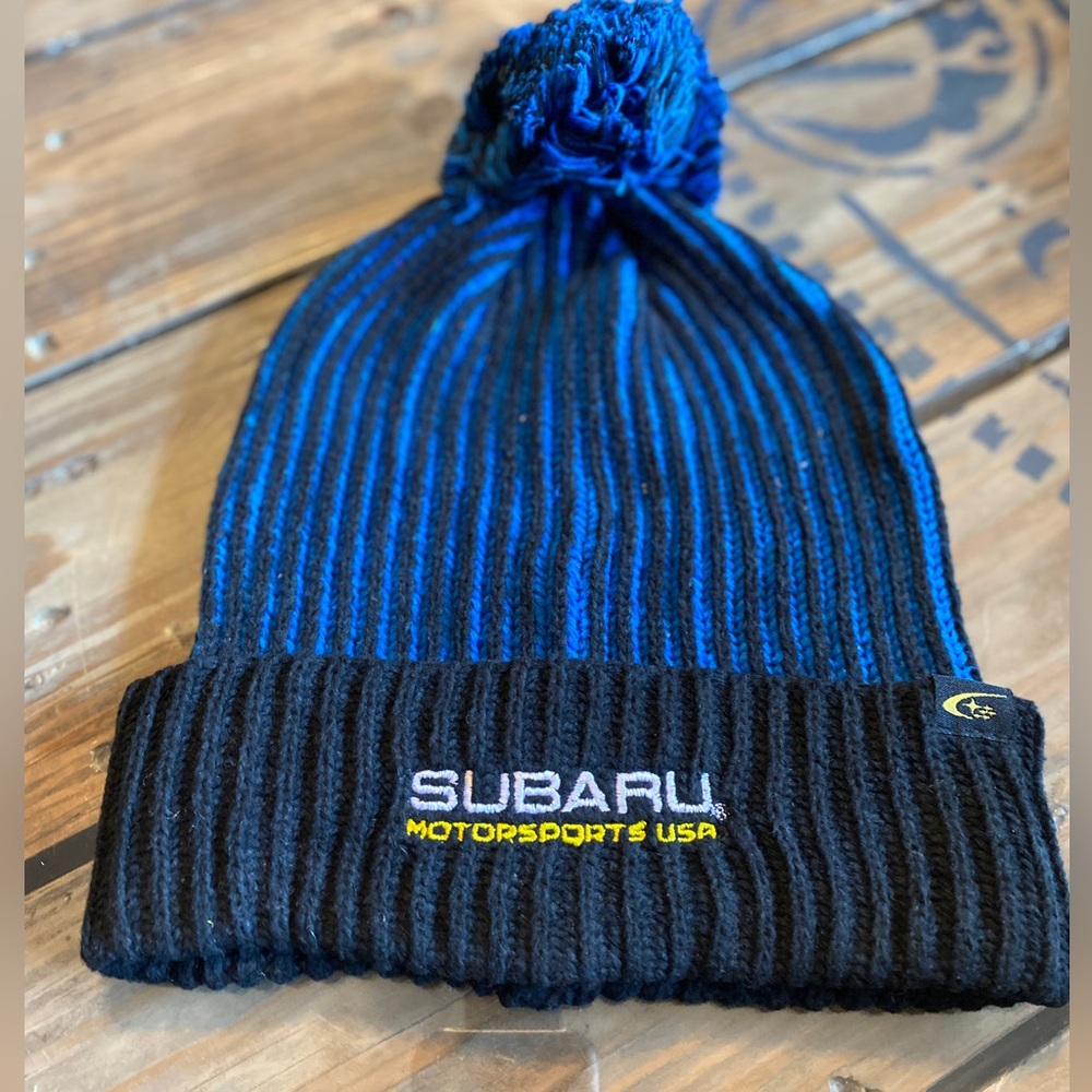 NWT Subaru motorsports STi WRX knit beanie cap hat Z4